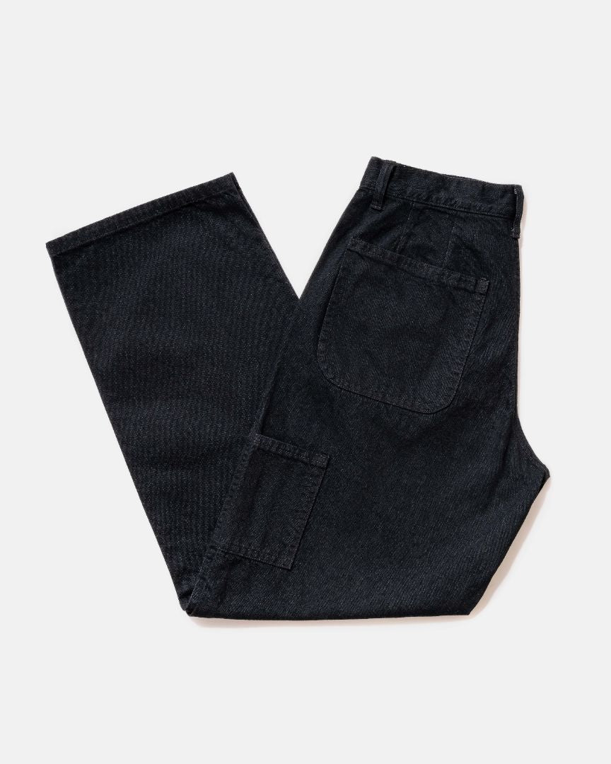 CARPENTER JEAN - BLACK ONE WASH DENIM