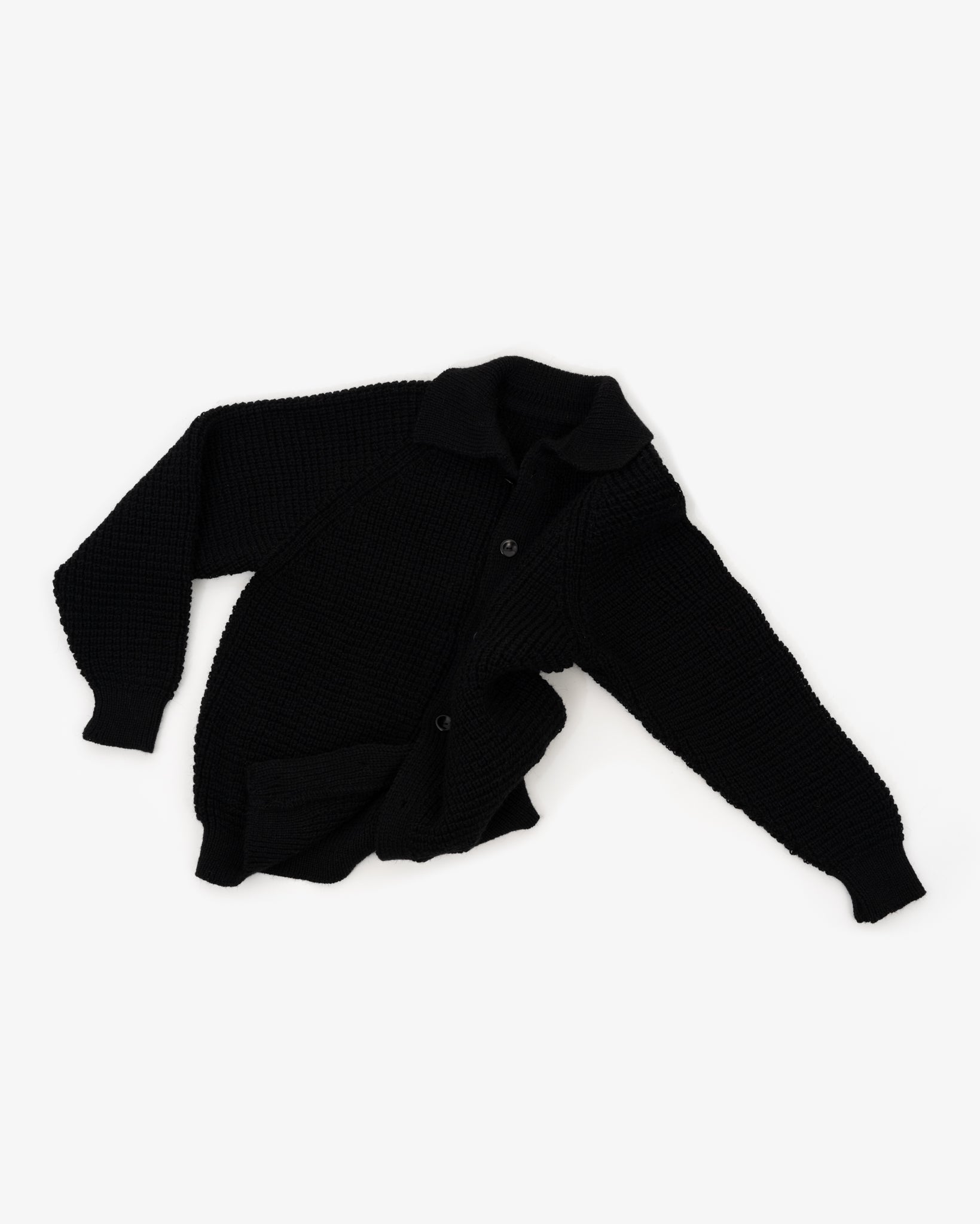 PICTOU CARDIGAN - BLACK