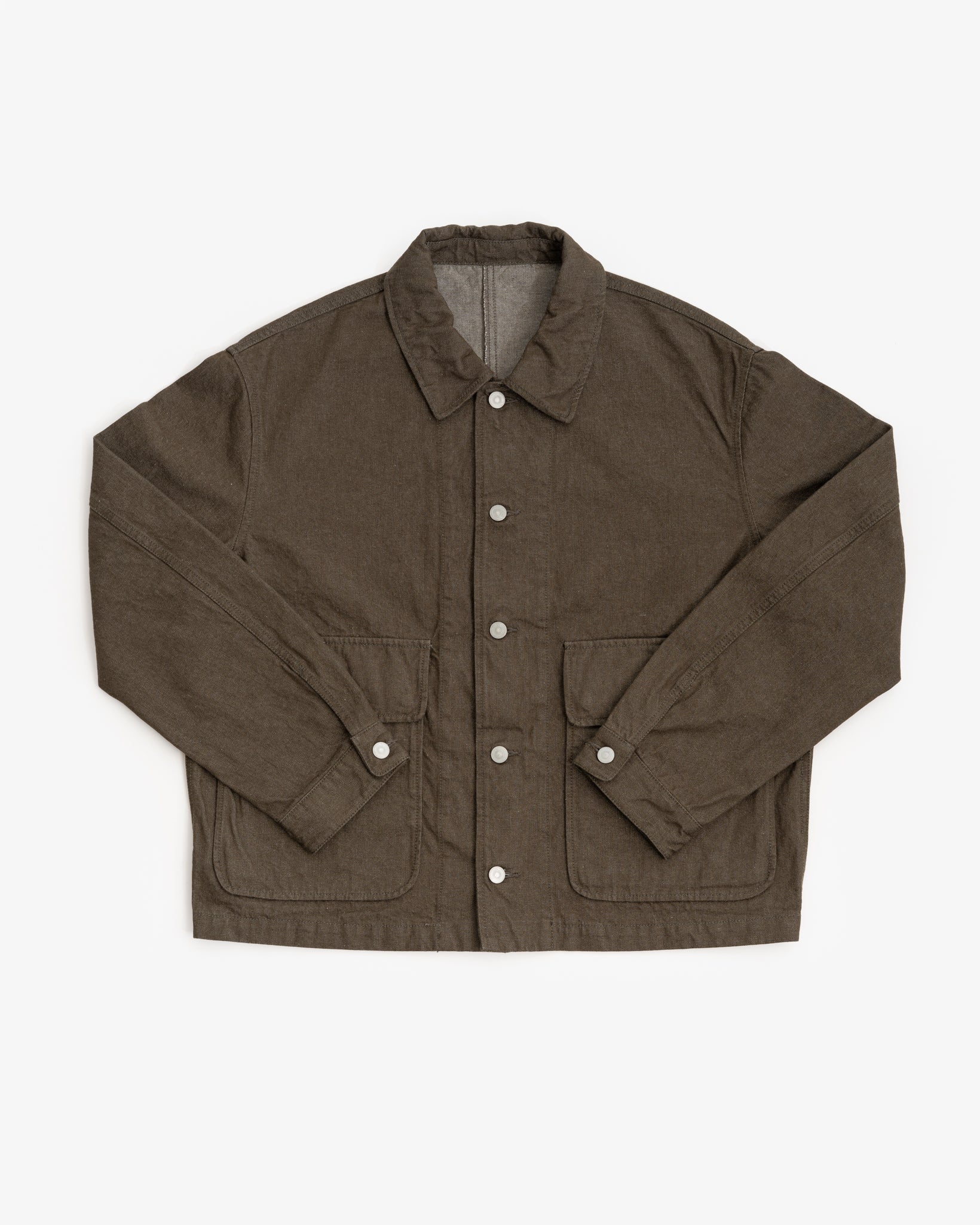 REPLICA JACKET - BROWN ONE WASH DENIM