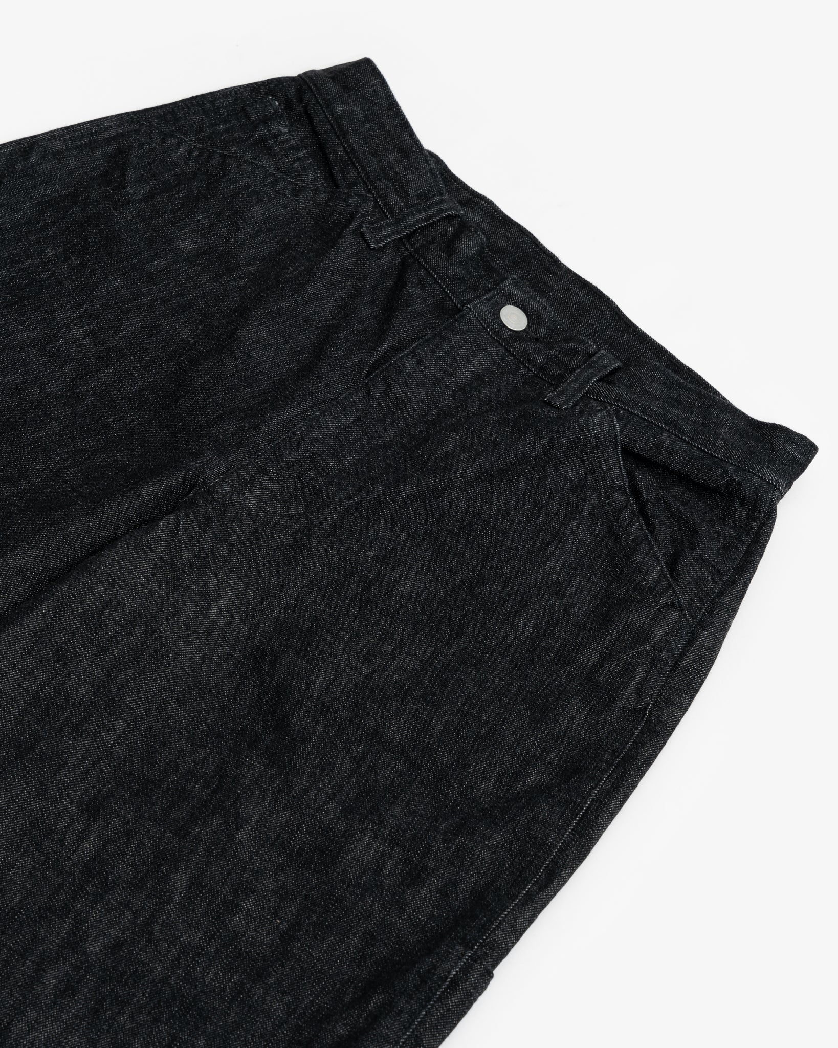 CARPENTER JEAN - BLACK ONE WASH DENIM