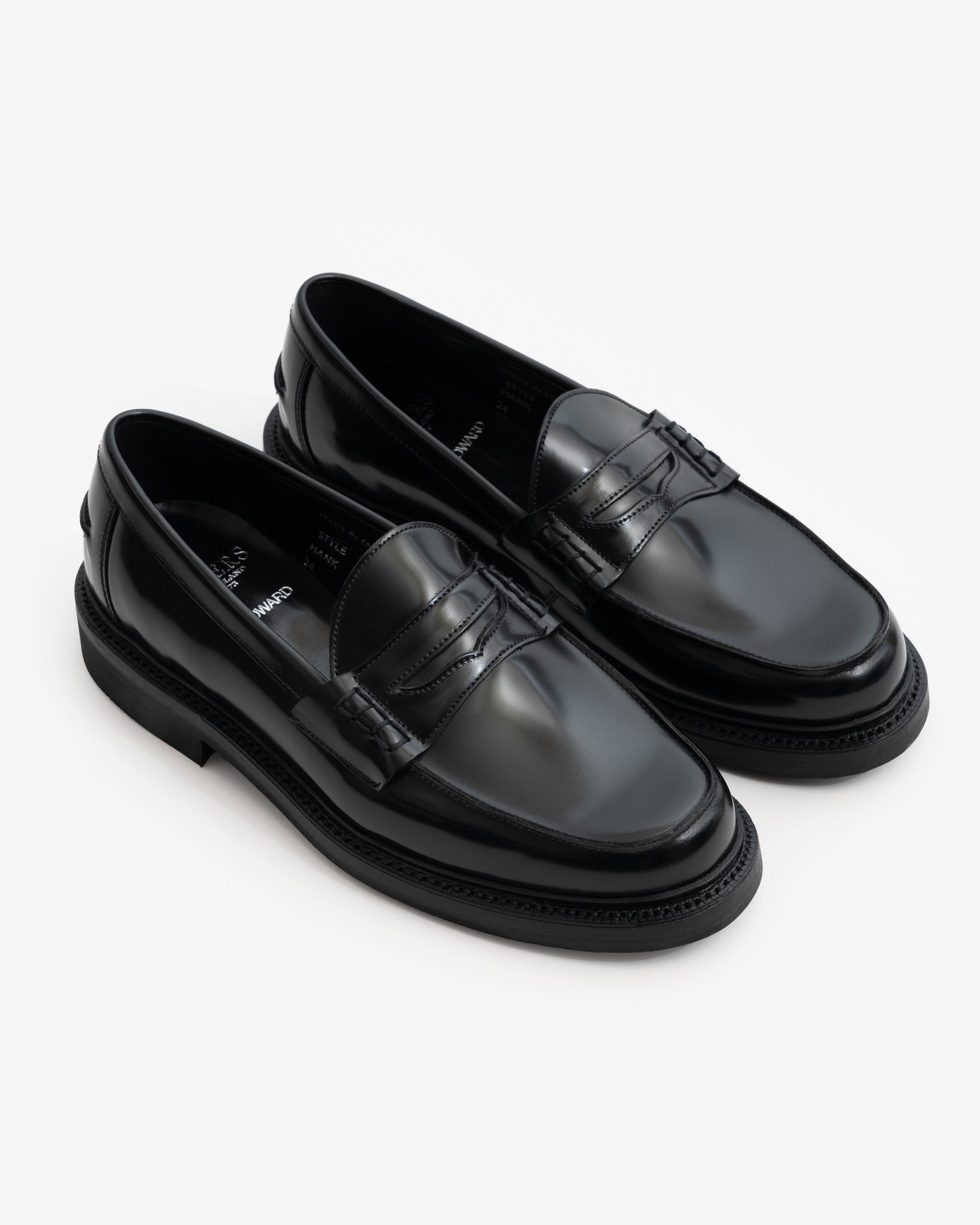 PEACEFUL BEEF ROLL LOAFER - BLACK BOOKBINDER LEATHER