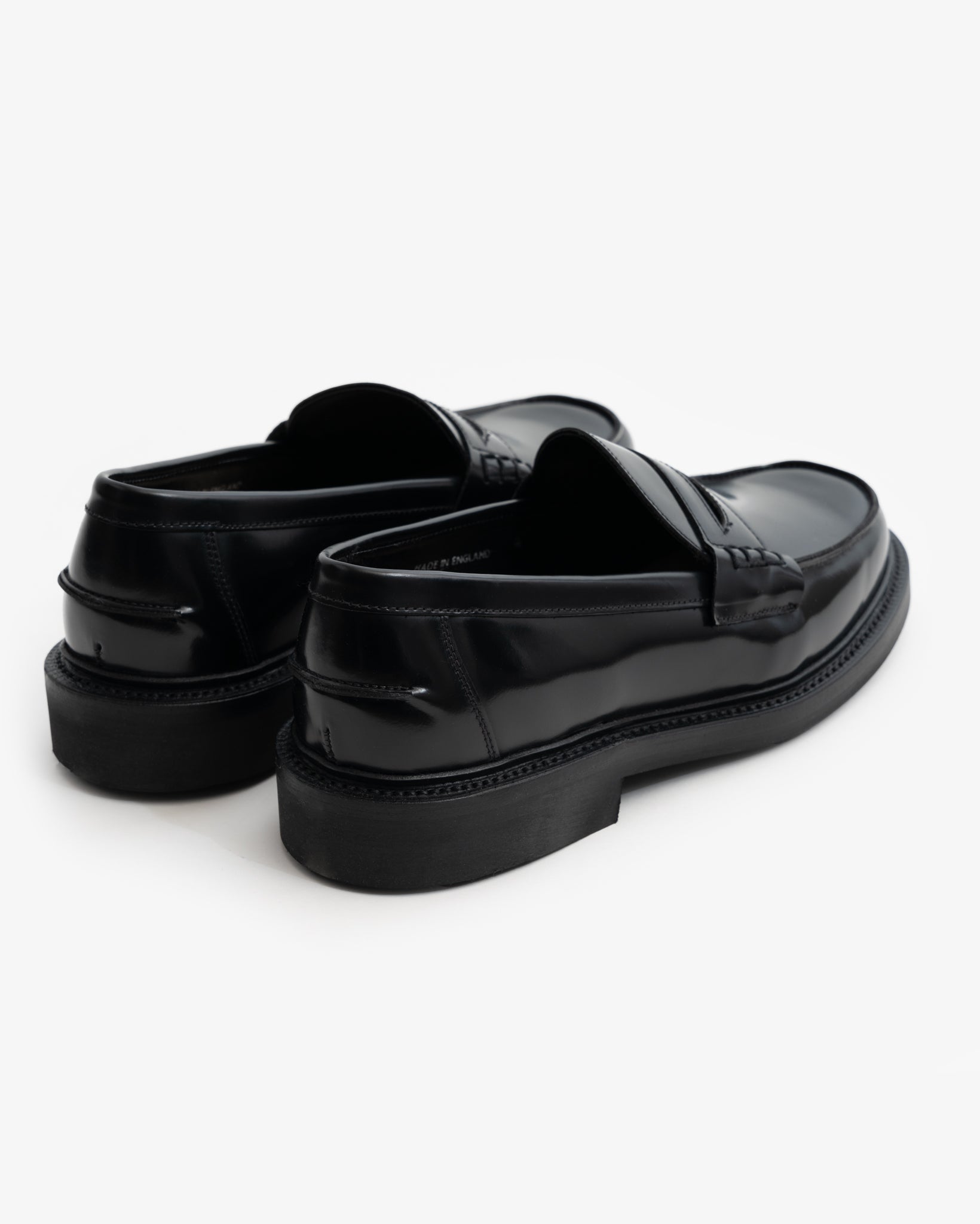 PEACEFUL BEEF ROLL LOAFER - BLACK BOOKBINDER LEATHER