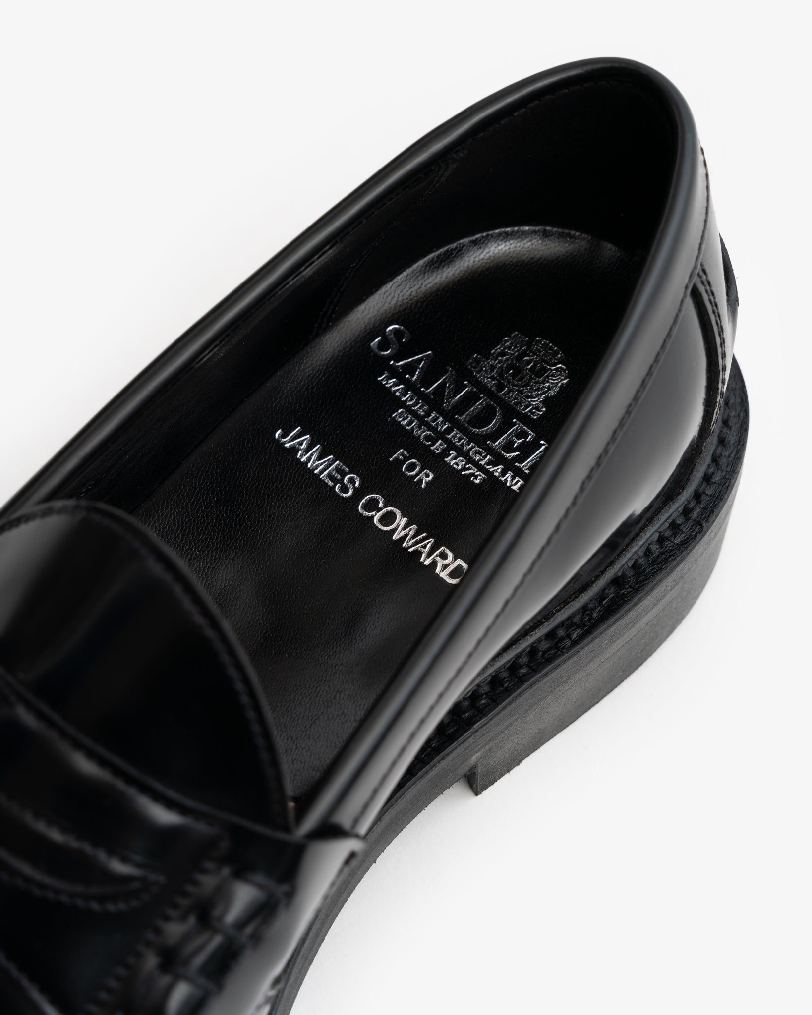 PEACEFUL BEEF ROLL LOAFER - BLACK BOOKBINDER LEATHER