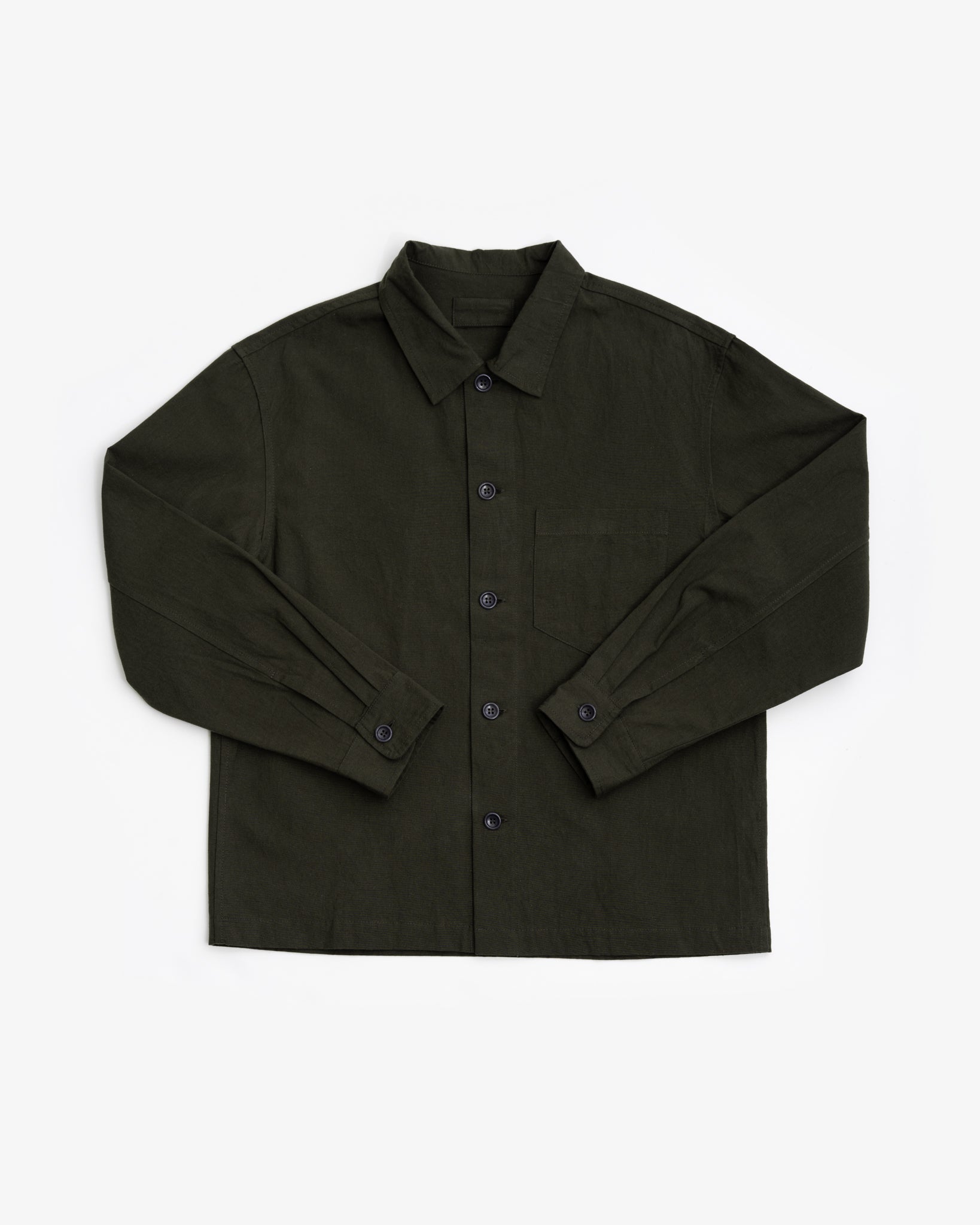 TRAVAIL SHIRT - DRAB WEATHER CLOTH