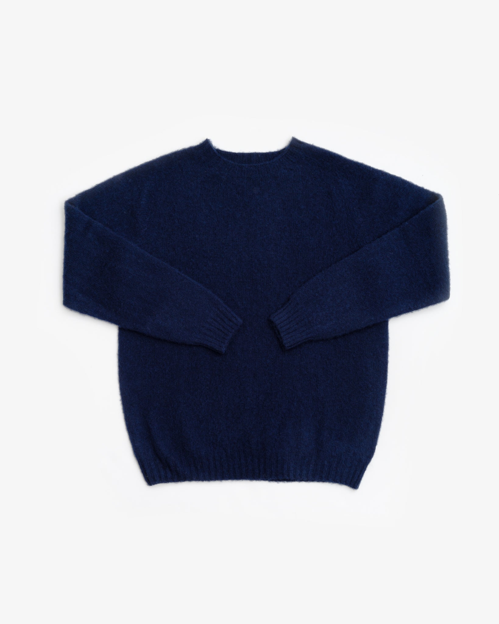 FITZROY SWEATER - DOUBLE BRUSHED NAVY