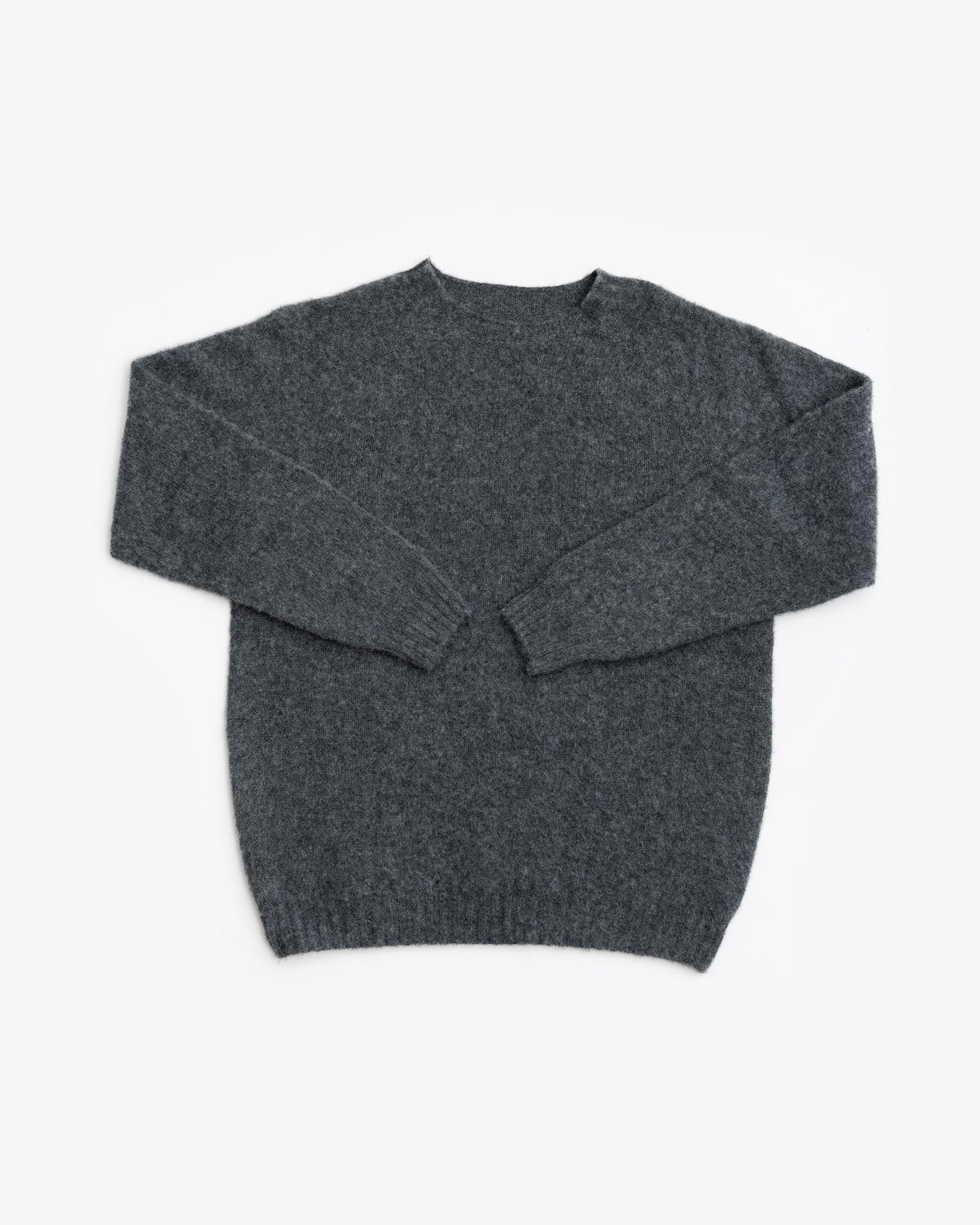 FITZROY SWEATER - DOUBLE BRUSHED ASH