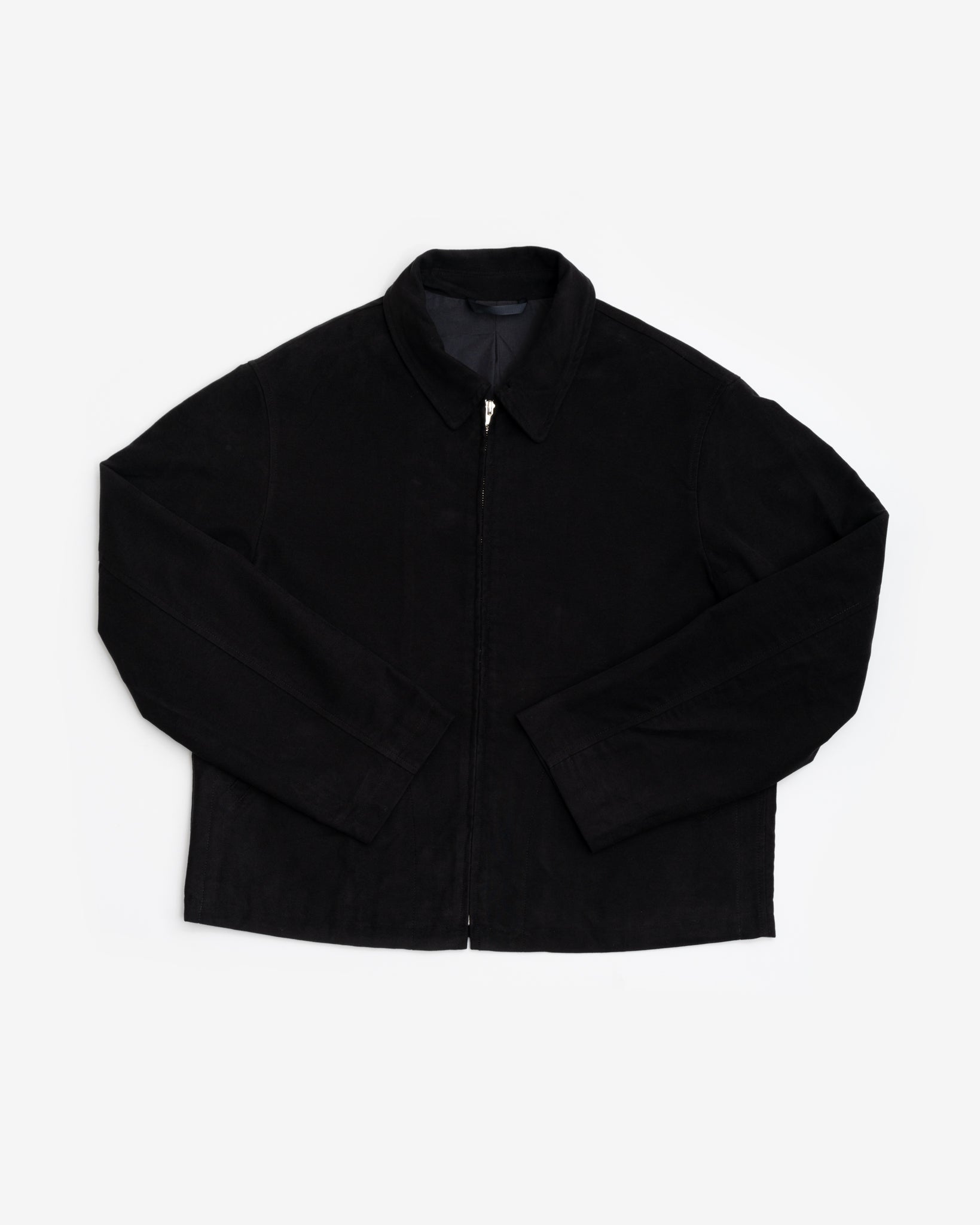 SITE JACKET - BLACK COTTON MOLESKIN