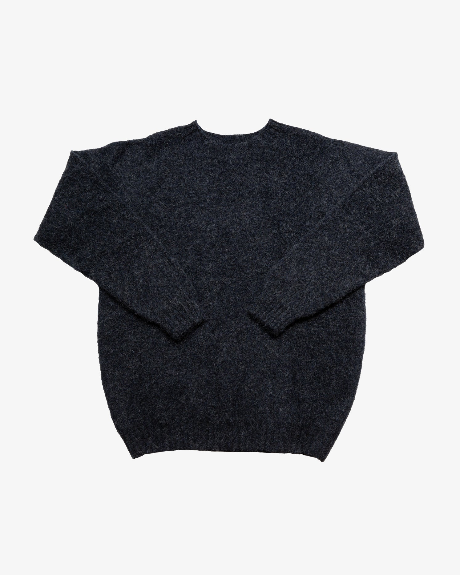 FITZROY SWEATER - DOUBLE BRUSHED CHARCOAL
