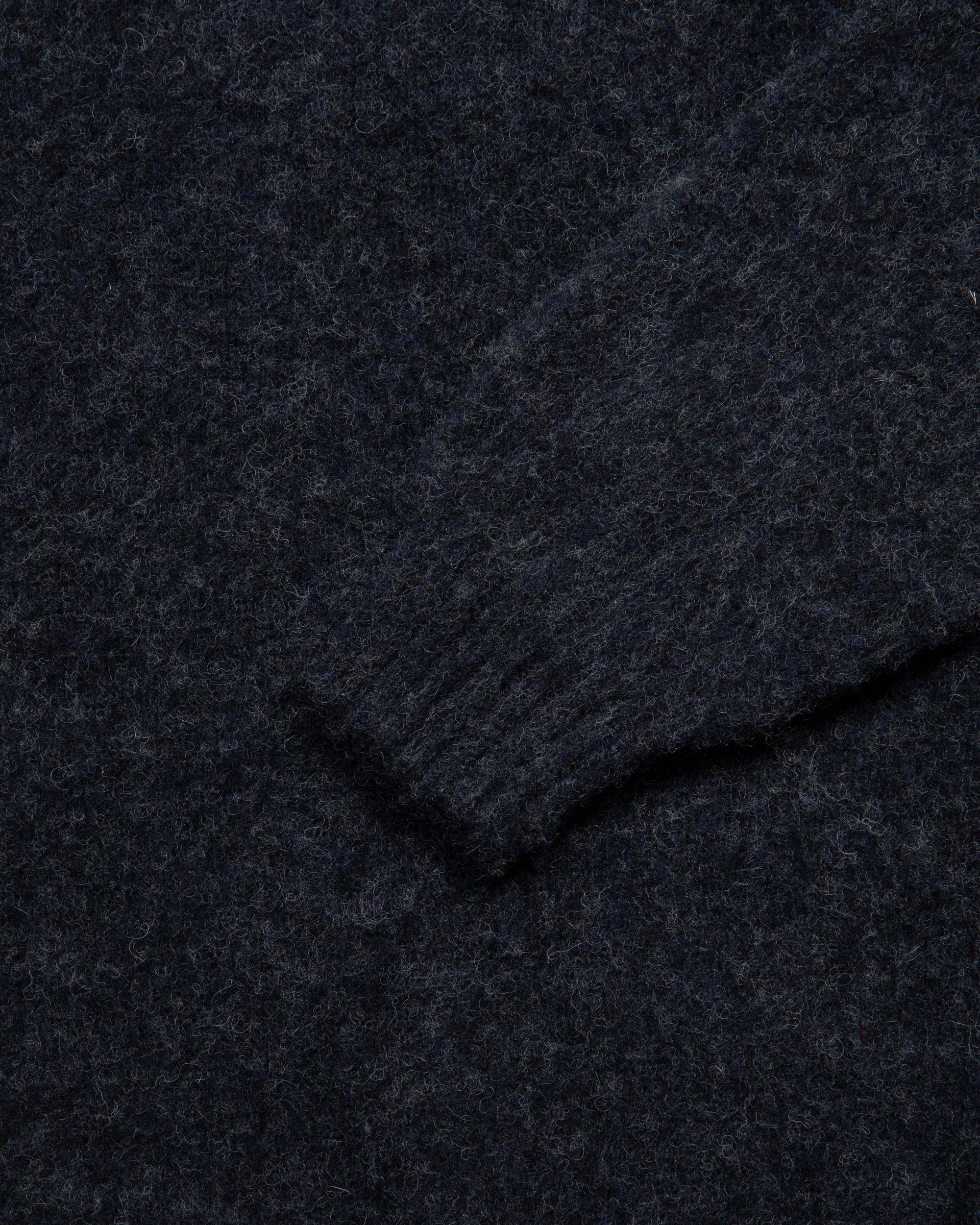 FITZROY SWEATER - DOUBLE BRUSHED CHARCOAL