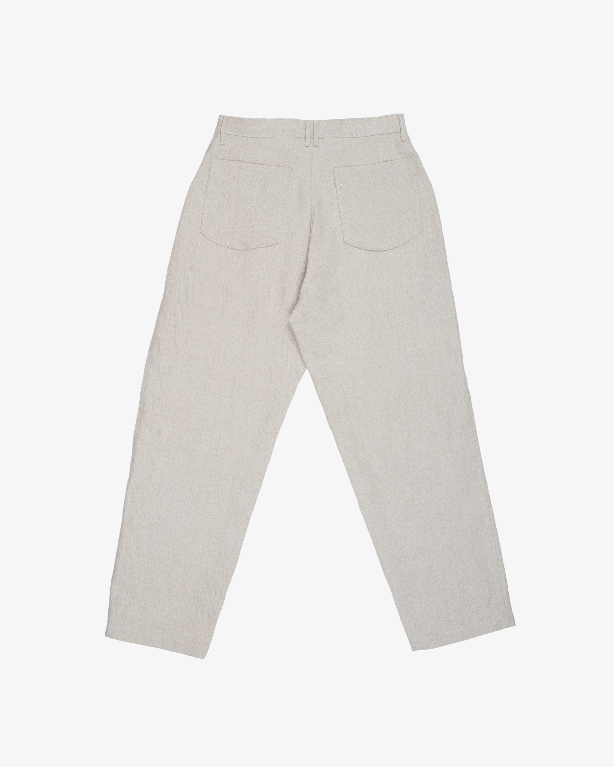 SPADE PANT - NATURAL LINEN